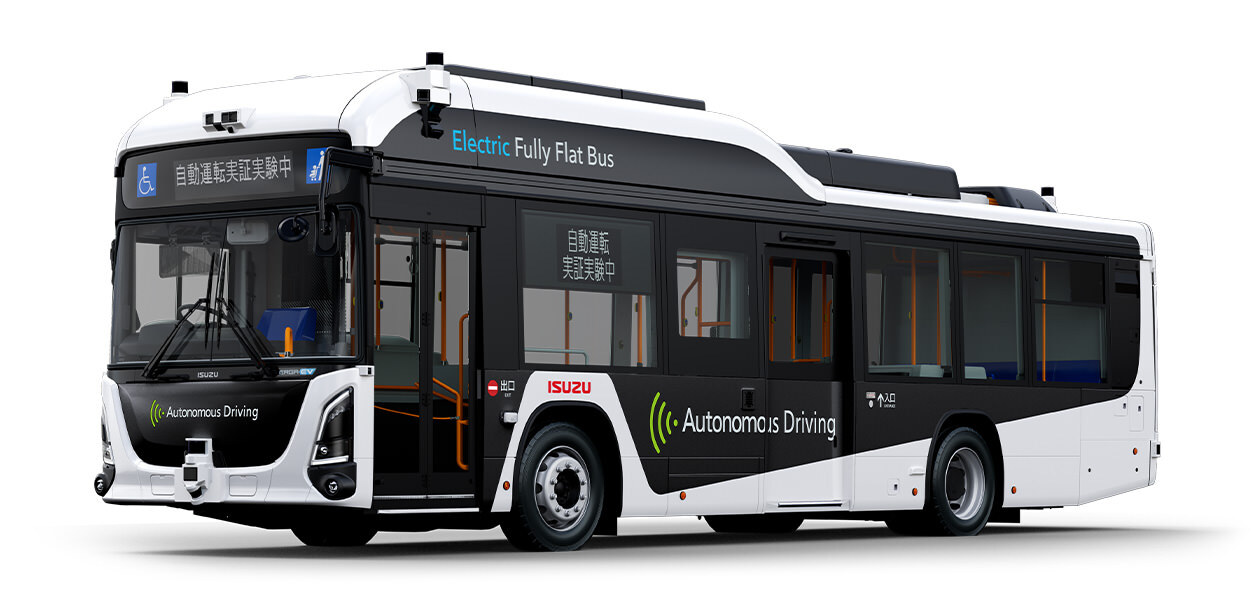 エルガEV 自動運転バスの写真